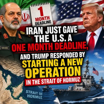 Iran Just Gave The U.S. A One Month Deadline, And Trump Responded By Starting A New Operation In The Strait Of Hormuz