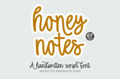 Honey Notes font available free for limited time