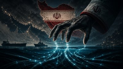 iran strait of hormuz undersea cables internet